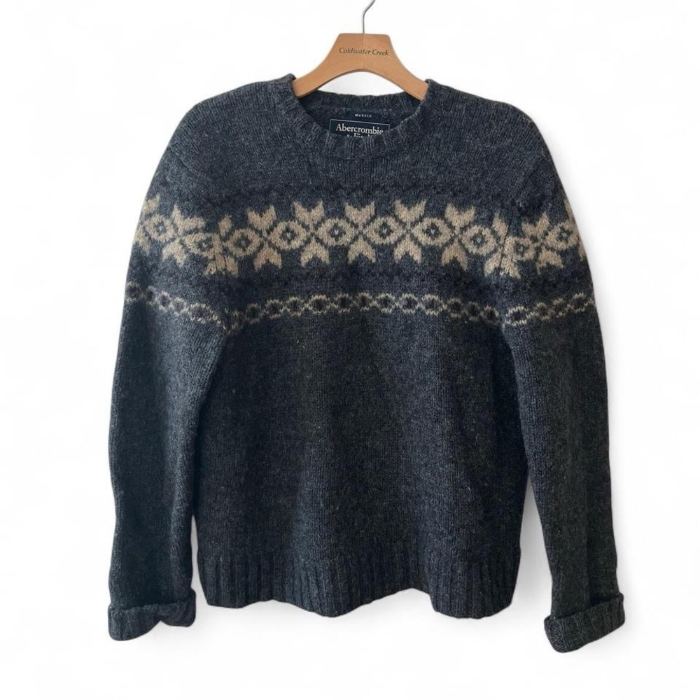 Abercrombie & Fitch wool crewneck sweater